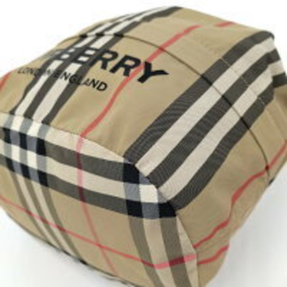 BURBERRY drawstring handbag Nova check - Picture 3 of 9
